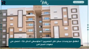 انطلاق حجز وحدات سكن لكل المصريين 7 لمتوسطي الدخل غدًا – احصل على خطوات الحجز الآن